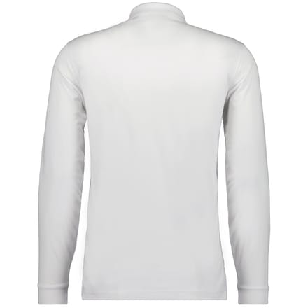 Ragman Softknit Polo Longsleeve Uni Breast Pocket Wit / male