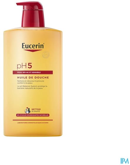 pH5 Douche Olie Droge en Gevoelige Huid met pomp 1000ml