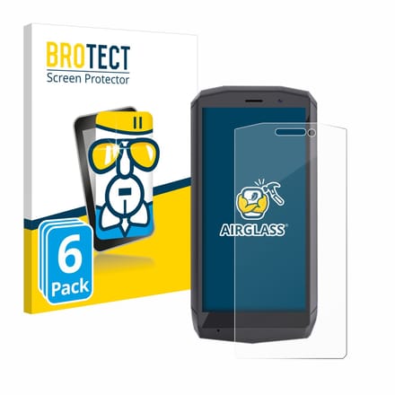 Screenprotector 6 Stuks voor Cubot Pocket Beschermglas transparant
