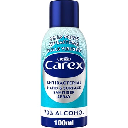 Carex Anti-Bacterial Hand And Surface Sanitiser 100 ml