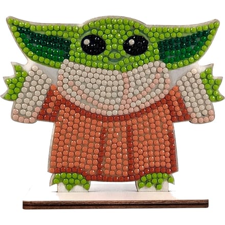 Diamond Painting "Crystal Art Buddy", 11 x 8 cm - Grogu