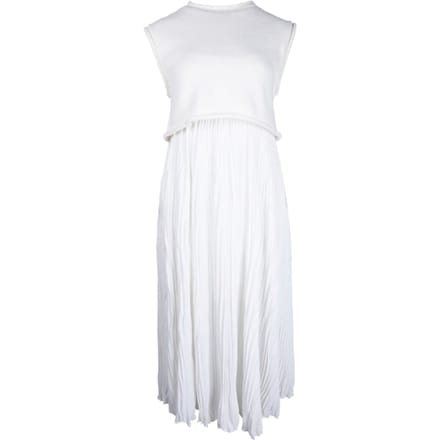 AllSaints Laze Sleeveless Dres White Maat: S | Midi Jurken Outlet | Dames | Wit