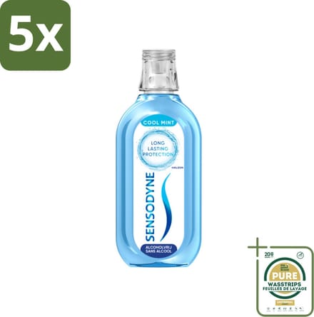 Sensodyne - Mondwater - Fresh & Cool - 500ml x 5