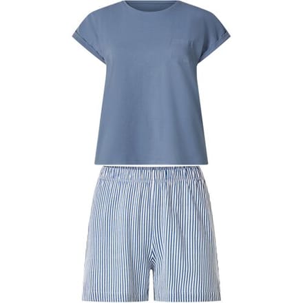 ESMARA Korte dames pyjama (Blauw, XS (32/34))