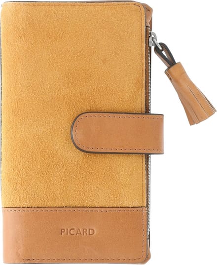 PICARD Portemonnee Safari 1 Wallet Fudge-Komb Mosterdgeel