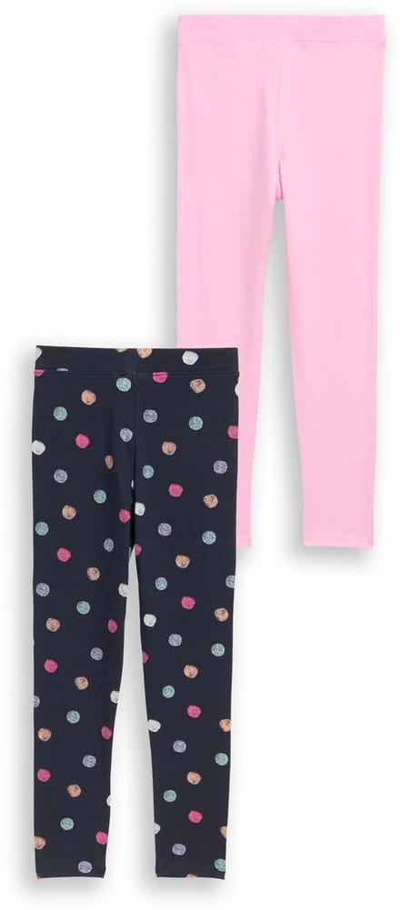 Tom Tailor - Basic leggings in een 2-pack - Maat 116/122 - lovely pink