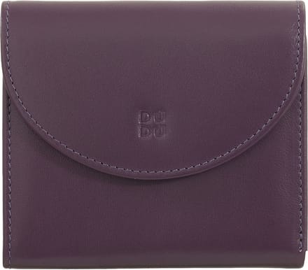 DuDu Malaita Portemonnee Leder 11 cm - Dames - Horizontaal - deep purple