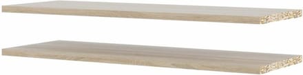 Base wandkast 2 losse legplanken 75,5x26,5, eiken decor.