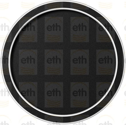 ETH Lois led plaf rond 3 step dimming 2700k 15w ip44 zwart 30cm + mem. 1134L