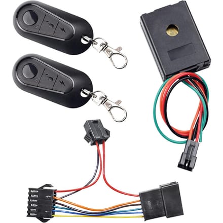 36V-72V Elektrische Fiets Alarm E Bike Afstandsbediening Elektrische Scooter Anti-Diefstal Apparaat Vervanging zwart