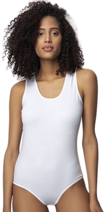 DONEX® Body Dames – 2 Stuks – Wit – Slim Fit – Katoen – Maat XL/XXL