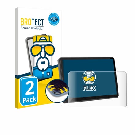 BROTECT - Screenprotector voor Carpuride W702BS 7" - Folie Beschermfolie transparant volledig dekking - 2 Stuks