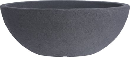 4gardenz® Stone Plantenbak Ovaal - 69x39x29 cm - Steengrijs