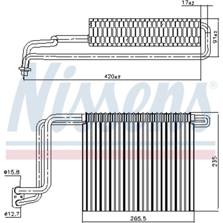 Verdamper, airconditioning NISSENS 92248