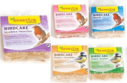 Birdcake-vetblok-gemixt-5 stuks-vogelvoer-Benelux Nature