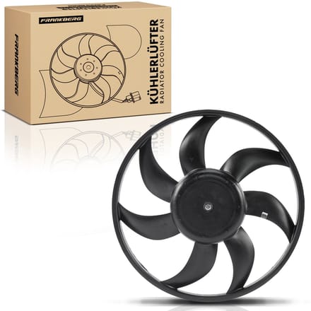 Frankberg 1x Motorradiateur Enkele ventilator