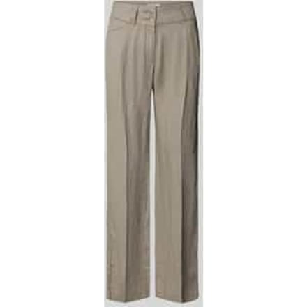 Linnen broek met steekzakken