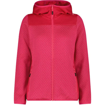 Dames fleece met capuchon CMP Knit Tech