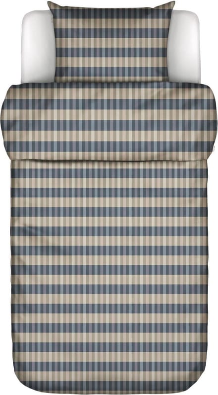 Marc O'Polo Hillan Dekbedovertrek Biologisch Katoenflanel Forest green - Eenpersoons – 140x200/220 cm