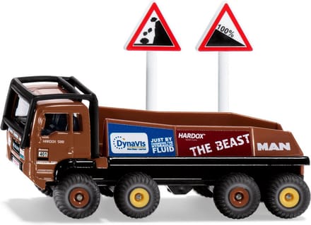 SIKU 1686, HS Schoch 8x8 Man Truck Trial, metaal/kunststof
