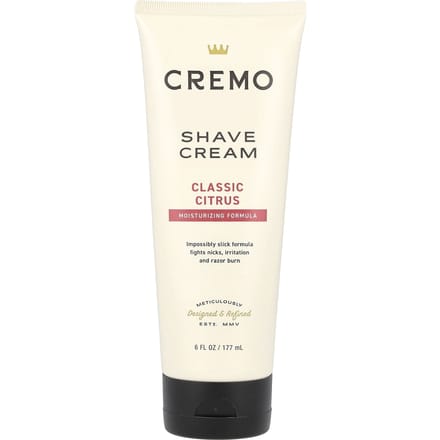 Crème à raser Cremo, formule originale, classique, 170 ml (177 ml) gray