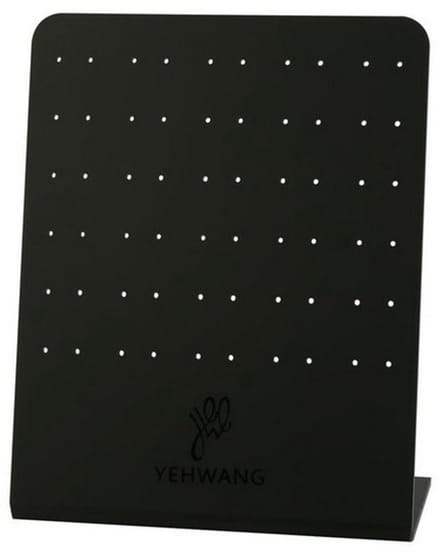 Oorbellen Display 30 Studs Zwart 16.9cm x 13.5cm