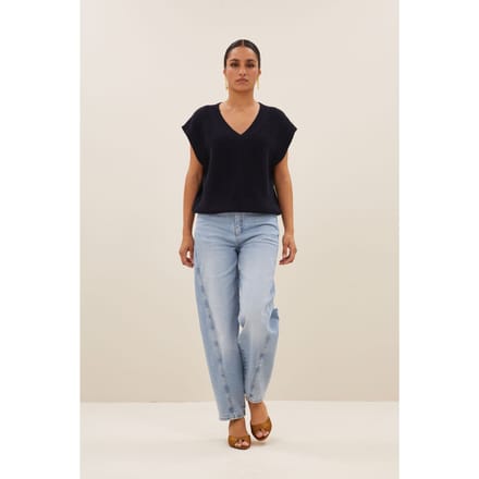 By-Bar Alys Pullover Navy Size: M | Sweaters Outlet | Dames | Blauw