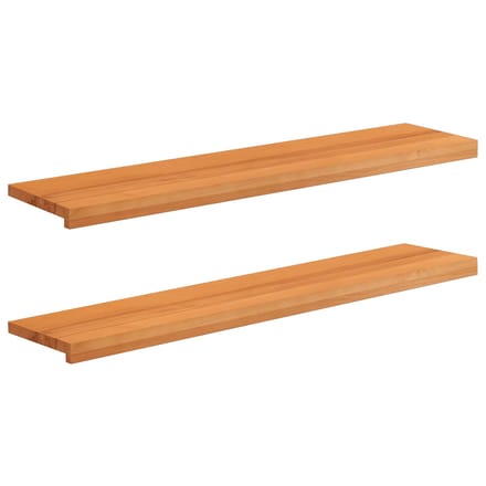 vidaXL - Raamprofielen - 2 - st - Lichtbruin - 110 - x - 25 - x - 2 - cm