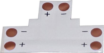 T connector - 10mm PCB - 2 pin - één kleur (5stuks)