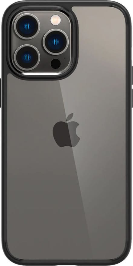 Hoesje Armor Back Cover Transparant Zwart Geschikt voor Apple iPhone 15 Pro
