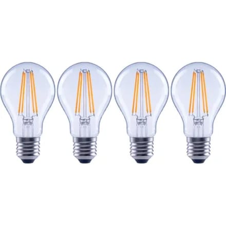Sencys Ledfilamentlamp Peertje - D6cm - Warm Wit - E27 - 5,9w - 4 Stuks