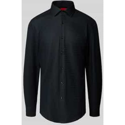 Slim fit zakelijk overhemd met knoopsluiting, model 'Kenno'