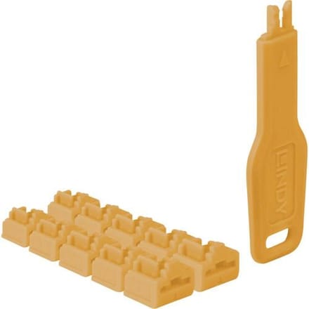 LINDY 47897 RJ-45 poortsloten + sleutel Oranje