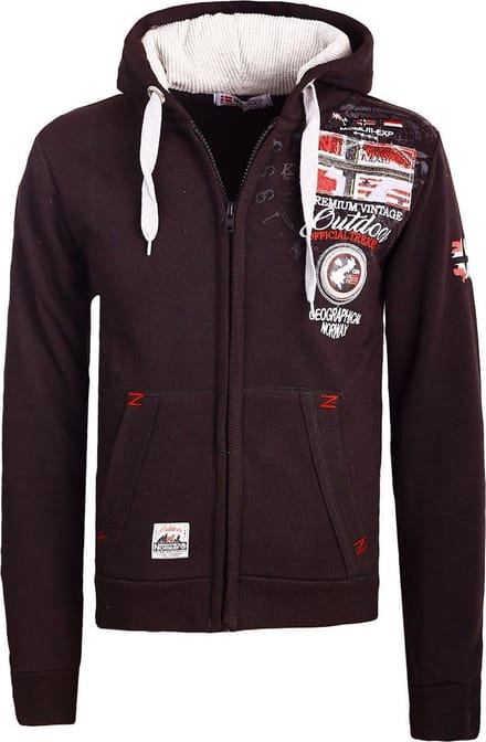 Geographical Norway Vest Capuchon Zwart Gotham - S