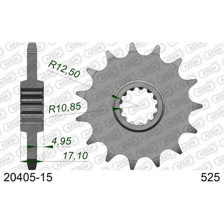 Tandwiel Afam 525 15 dents