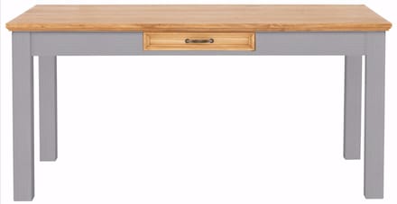 Eettafel - 1-lade - Grijs Grenen