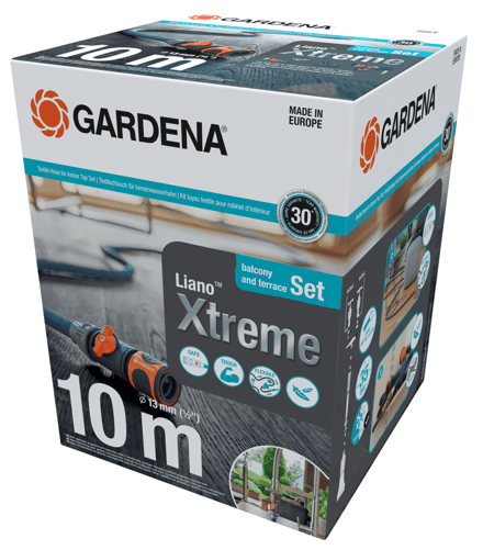 GARDENA Textielslang Liano™ Xtreme 10m, Set Liano