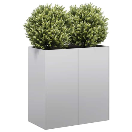 vidaXL - Plantenbak - 80x40x80 - cm - gegalvaniseerd - staal