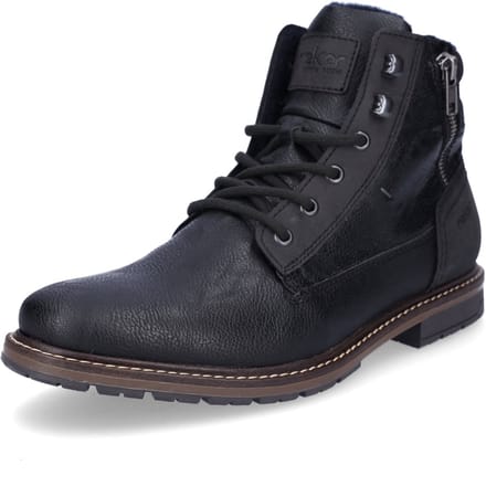 Rieker Veterboot - Mannen - Zwart - Maat 42