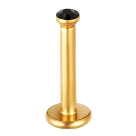 Goud Met Steen - Tragus / Helix / Labret Piercing