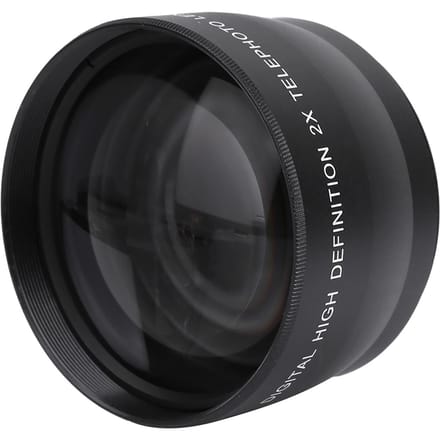 58MM 2X Vergroting Universele Teleconverter Telelens voor Camera's Accessoire gray