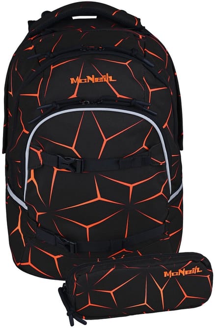 McNeill schoolrugzak Milo School Backpack Lava zwart
