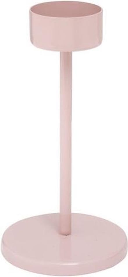 Theelichthouder sprietje nude - Waxinelichthouders - metaal - 15 centimeter