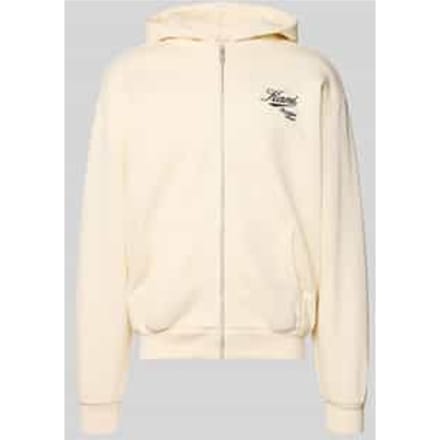 oversized sweatjack met gestikt logo