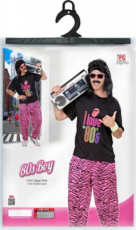 Fout disco pak jaren 80 heren