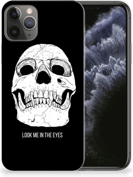 Silicone Back Case Apple iPhone 11 Pro Skull Eyes