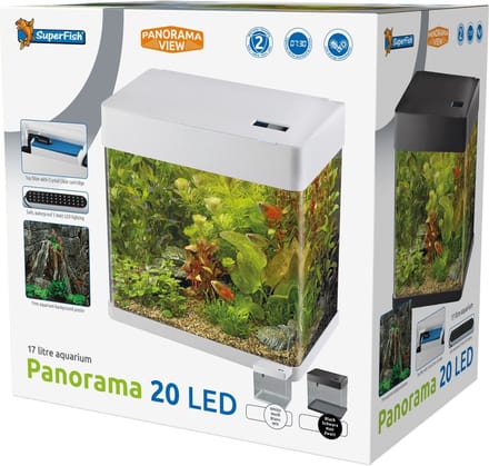SuperFish Panorama 20 Zwart | 17L | 32 x 20 x 32 CM