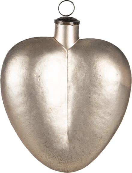 Clayre & Eef Kerstbal XL Overig 20x9x25 cm Goudkleurig Glas Kerstballen