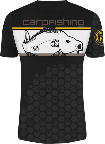 Hotspot Design Popper Carp T-shirt Met Korte Mouwen Zwart 2XL Man