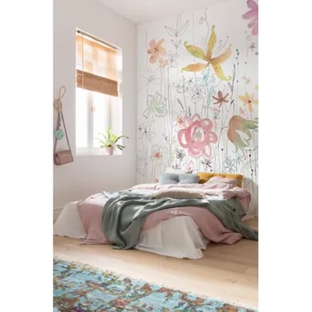 Komar Fotobehang Bloemendans - Meerkleurig - 2,50m X 200cm